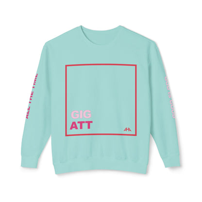 Red GIGATT/ATTGIG Lightweight Crewneck Sweatshirt