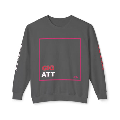 Deep Pink GIGATT/ATTGIG Lightweight Crewneck Sweatshirt