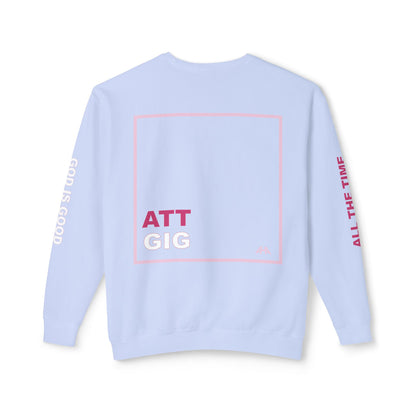 Light Pink GIGATT/ATTGIG Lightweight Crewneck Sweatshirt