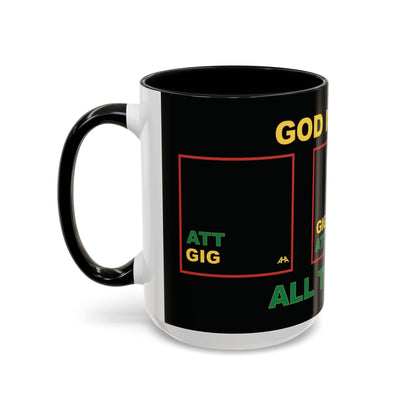 Black GIG/ATT Accent Coffee Mug (11, 15oz)