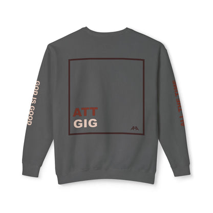 Chocolate GIGATT/ATTGIG Lightweight Crewneck Sweatshirt