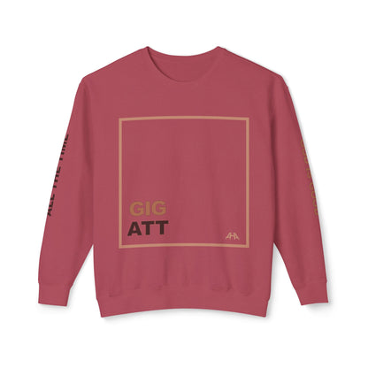 Taupe GIGATT/ATTGIG Lightweight Crewneck Sweatshirt