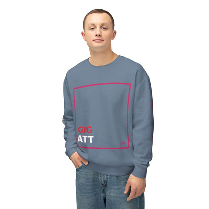 Deep Pink GIGATT/ATTGIG Lightweight Crewneck Sweatshirt