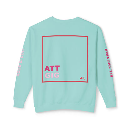 Red GIGATT/ATTGIG Lightweight Crewneck Sweatshirt