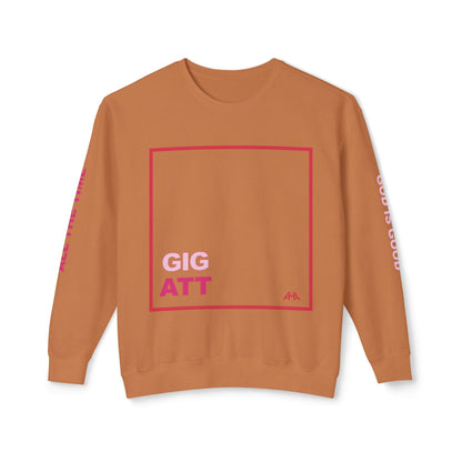 Red GIGATT/ATTGIG Lightweight Crewneck Sweatshirt