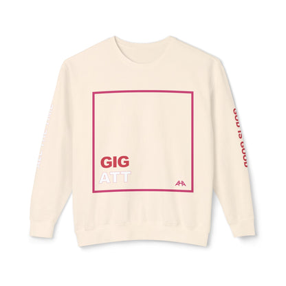 Deep Pink GIGATT/ATTGIG Lightweight Crewneck Sweatshirt