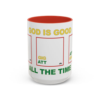 White GIG/ATT Accent Coffee Mug (11, 15oz)