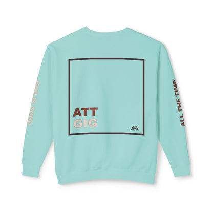 Chocolate GIGATT/ATTGIG Lightweight Crewneck Sweatshirt