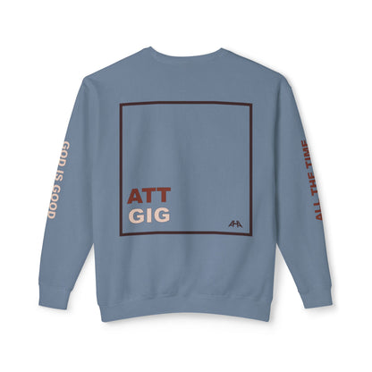 Chocolate GIGATT/ATTGIG Lightweight Crewneck Sweatshirt
