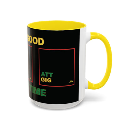 Black GIG/ATT Accent Coffee Mug (11, 15oz)
