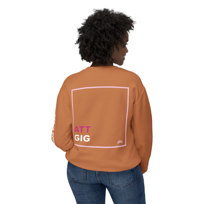 Light Pink GIGATT/ATTGIG Lightweight Crewneck Sweatshirt