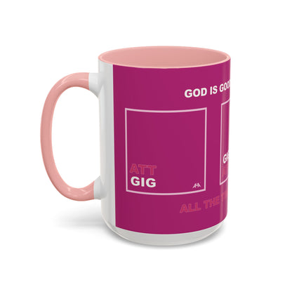 Light Pink GIG/ATT Accent Coffee Mug (11, 15oz)