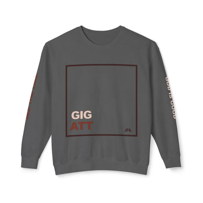 Chocolate GIGATT/ATTGIG Lightweight Crewneck Sweatshirt