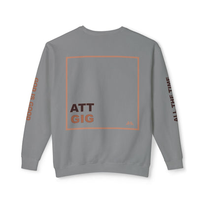 Taupe GIGATT/ATTGIG Lightweight Crewneck Sweatshirt