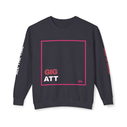 Deep Pink GIGATT/ATTGIG Lightweight Crewneck Sweatshirt